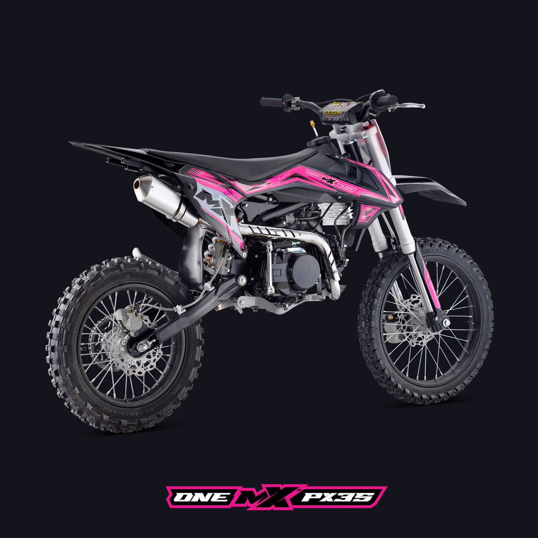 ビオセル 140cc Petrol 4-Stroke Teen Dirt Bike | OneMoto™ OneMX™ PX3S